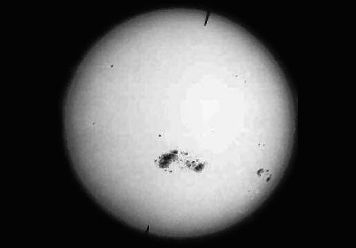 Sunspot Photograph