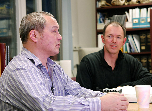 Just one day before Polar Sunrise, Troy Cline had the pleasure to meet the Deputy Director of the local Department of Wildlife Management, Harry Brower, Jr. Being a lifelong resident of Barrow he was able to give us a peak into the cultural and scientific aspects of life in Barrow; the northernmost town in the United States.